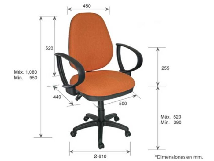 Silla operativa Obssesion IMOHS-24Plus - Imagen 3